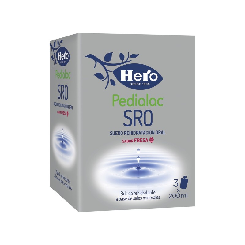 Hero Pedialac Suero Fresa 3 X 200Ml