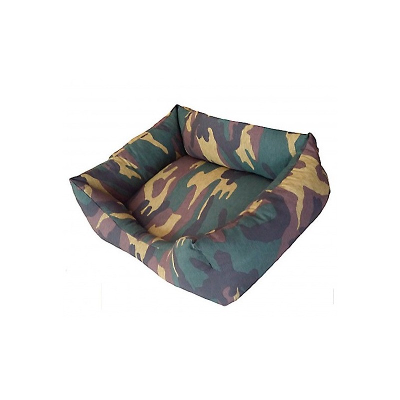 Siesta Cama Camuflaje Verde 55 Cm