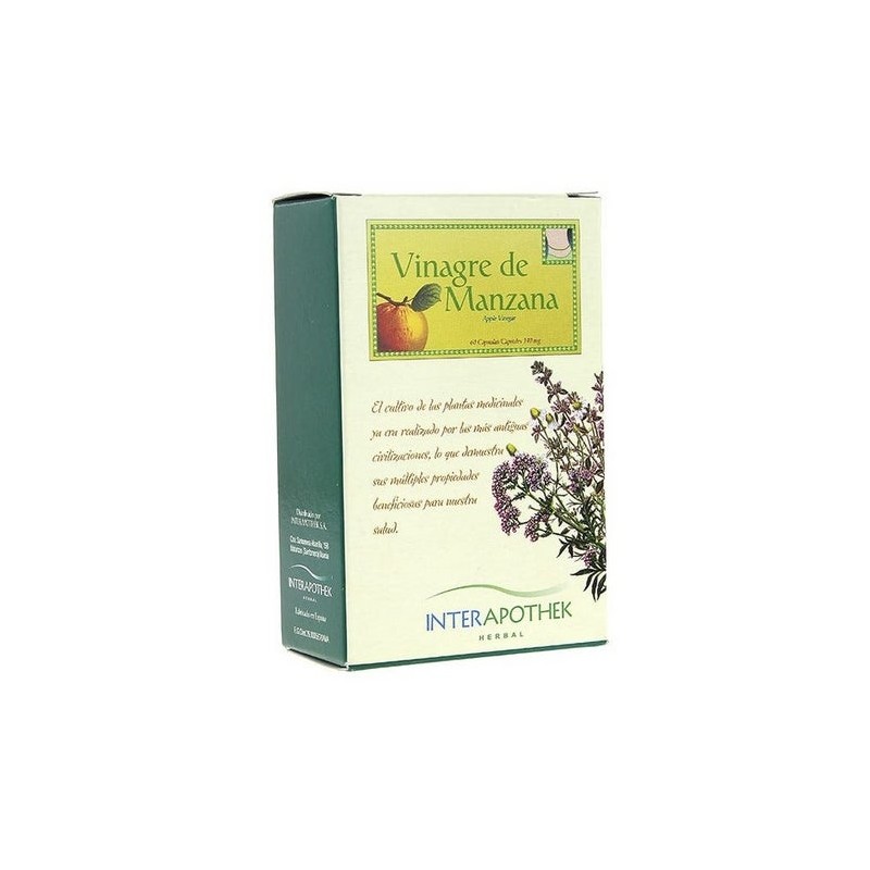 Interapothek Vinagre De Manzana 340 Mg 60 Cápsulas