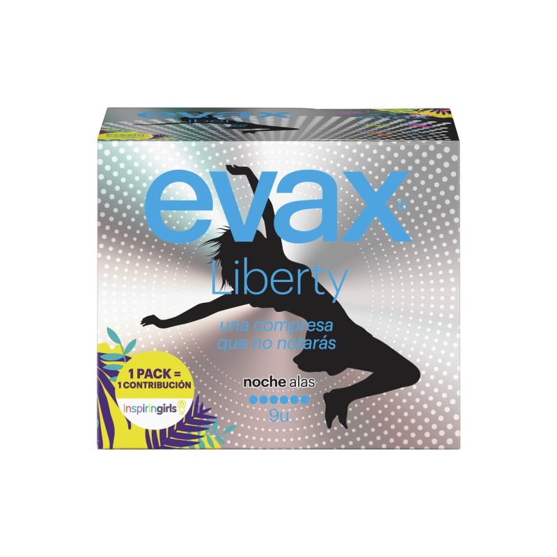 Evax Liberty Noche Compresas Con Alas 9U