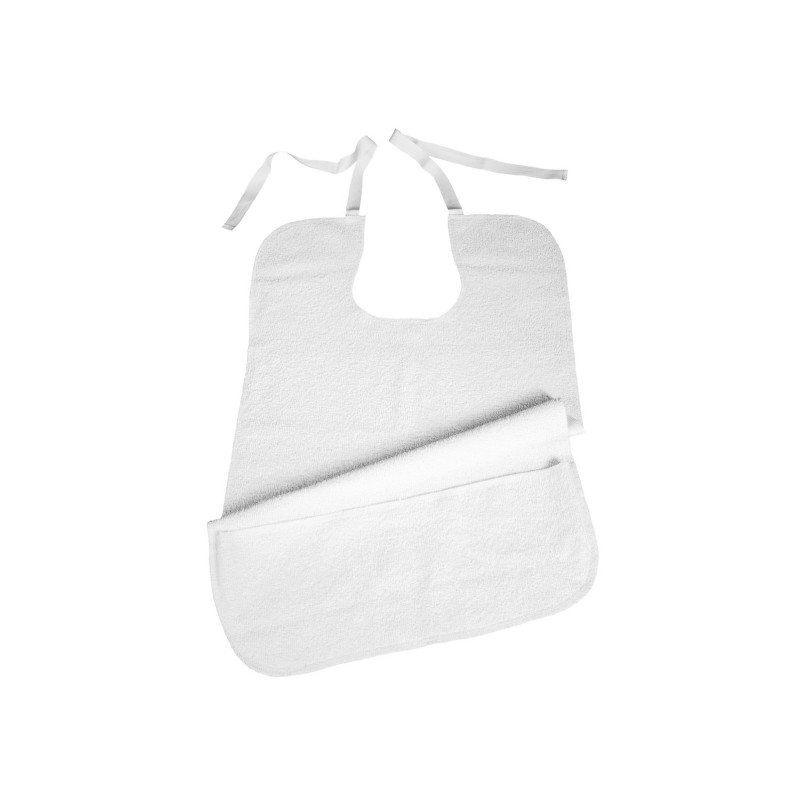 Babero Geriatrico Reusable Blanco