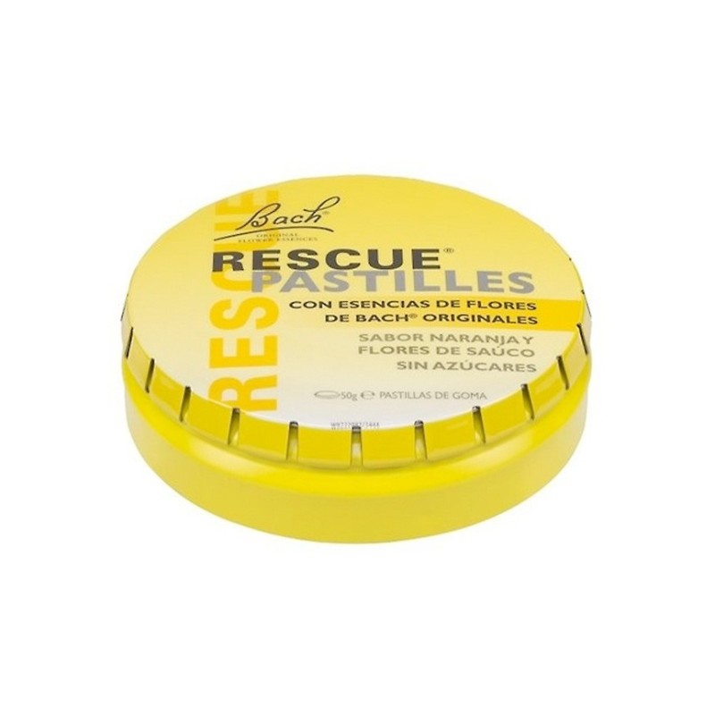 Bach Rescue Pastillas Naranja Y Sauco 50G