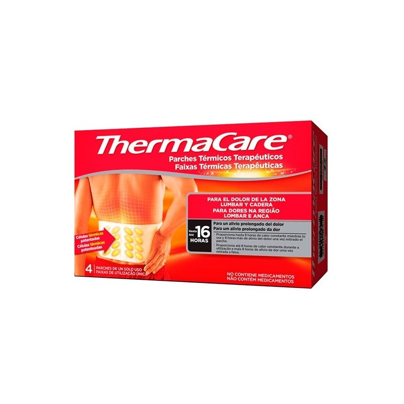 Thermacare Lumbar/Cadera 4 Parches Térmicos