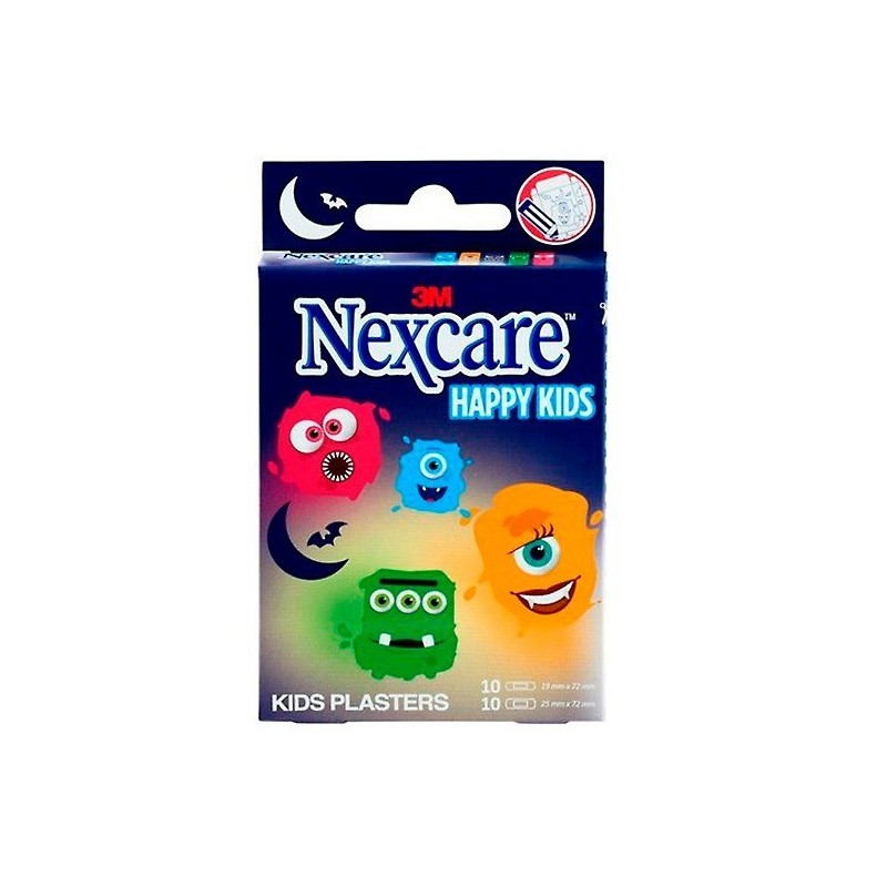 Nexcare Kids Plasters Monsters 20 Surtid