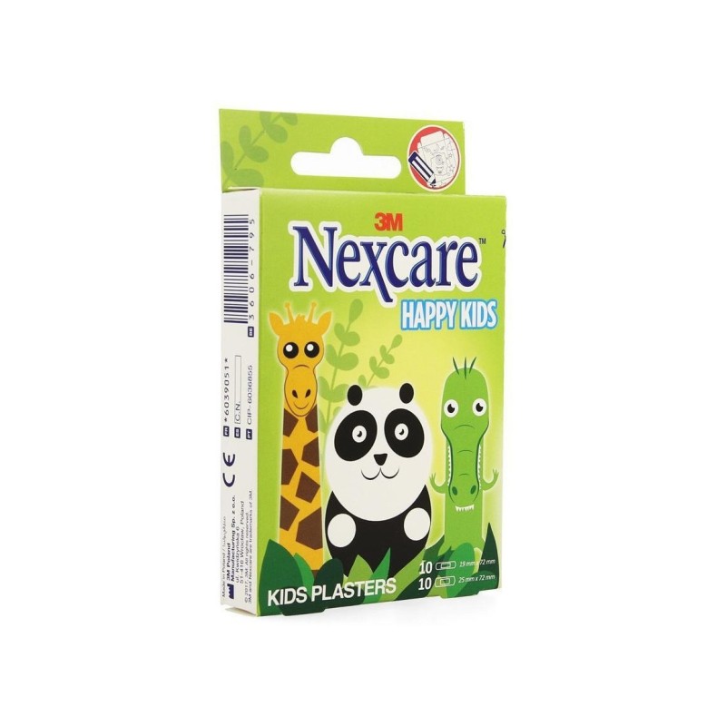 Nexcare Kids Plasters Animales 20 Surtid