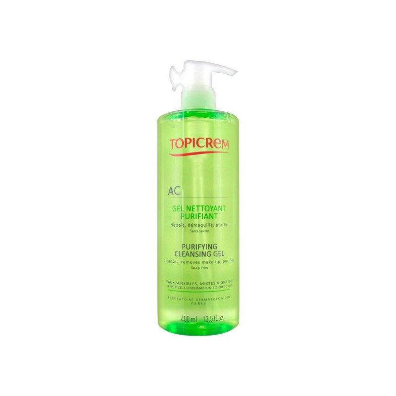 Topicrem Ac Gel Limpiador Purificante 400Ml