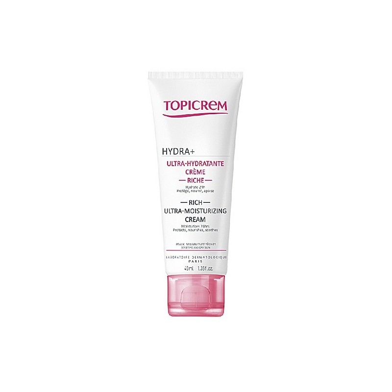 Topicrem Hydra+ Hidratante Iluminadora Rica 40Ml