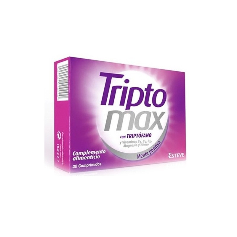 Triptomax. Triptófano, Hierro, Magnesio Y Vitamina B6, B3 Y B5 30Comp