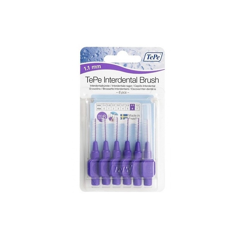 Tepe Interdental 1,1 Mm Morado 6 Uds