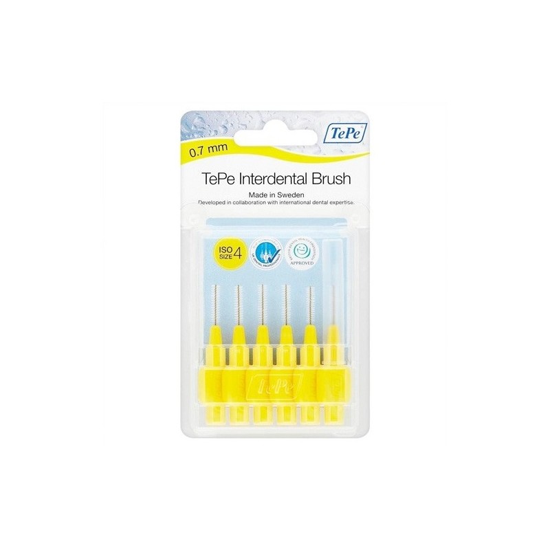 Tepe Interdental 0,7 Mm Amarillo 6 Uds