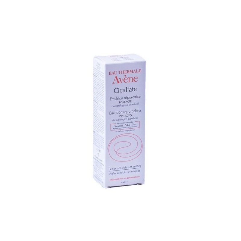 Avene Cicalfate Emulsión Reparadora Post-Acto Dermatológico Superficial 40Ml