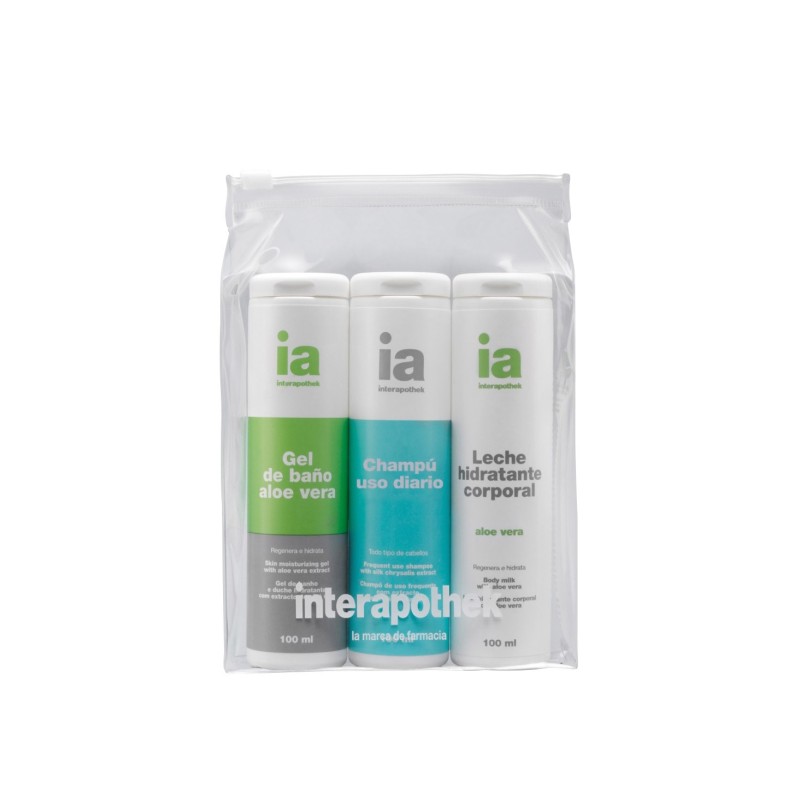 Interapothek Neceser De Viaje Gel + Champú + Leche Hidratante