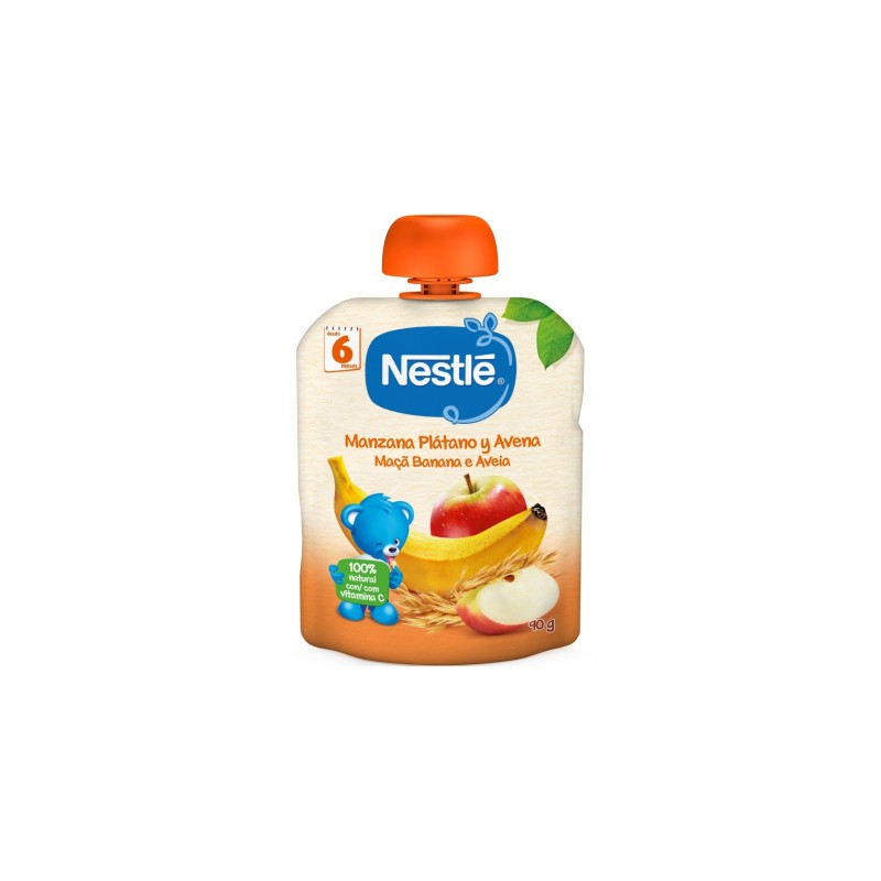 Nestlé Natunes Bolsita Manzana Plátano Y Avena 90G