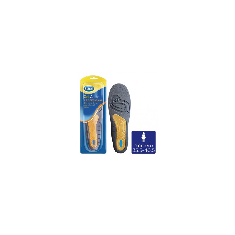 Scholl Plantilla Gelact Prof Mujer 1Par