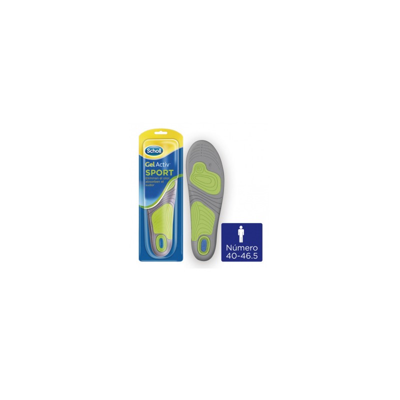 Scholl Plantilla Gelact Sport Hombr 1Par