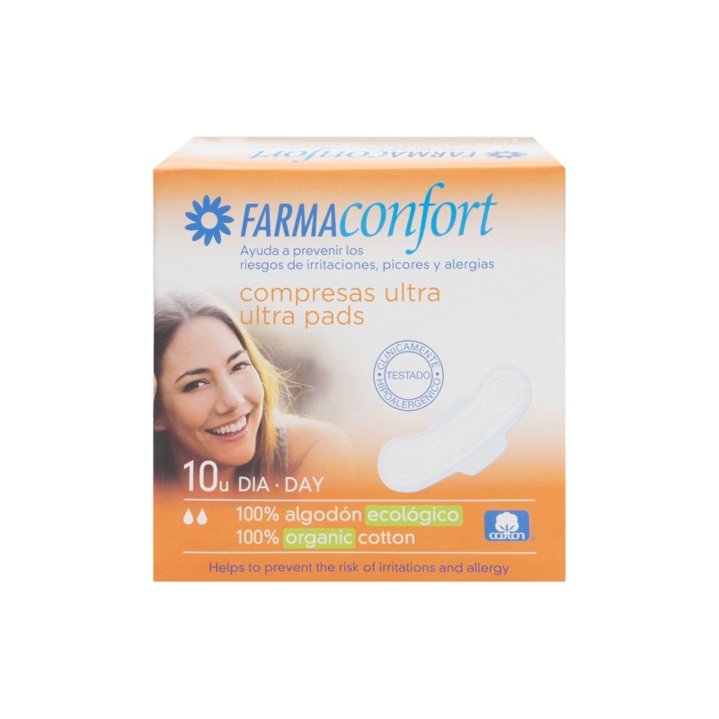 Compresa Farmaconfort Dia Algodon 10Und.