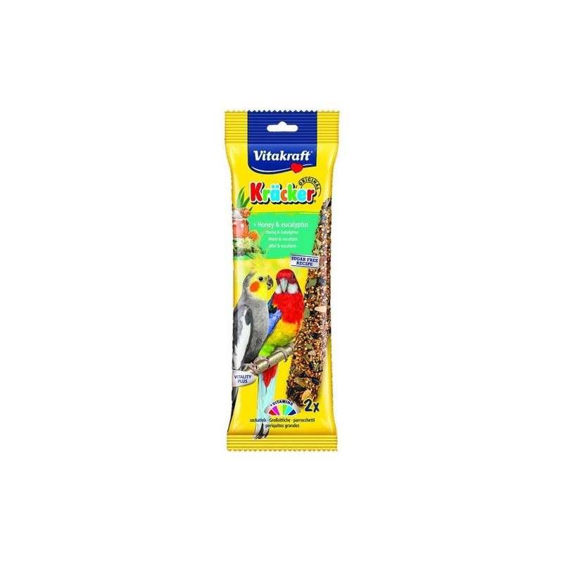 Vitakraft Barritas Miel -And- Eucalipto, Loros Austral