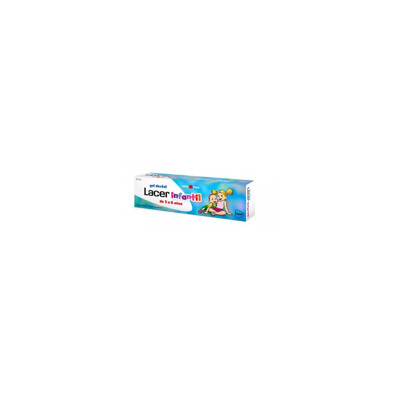 Lacer Gel Dental Infantil Fresa 75Ml