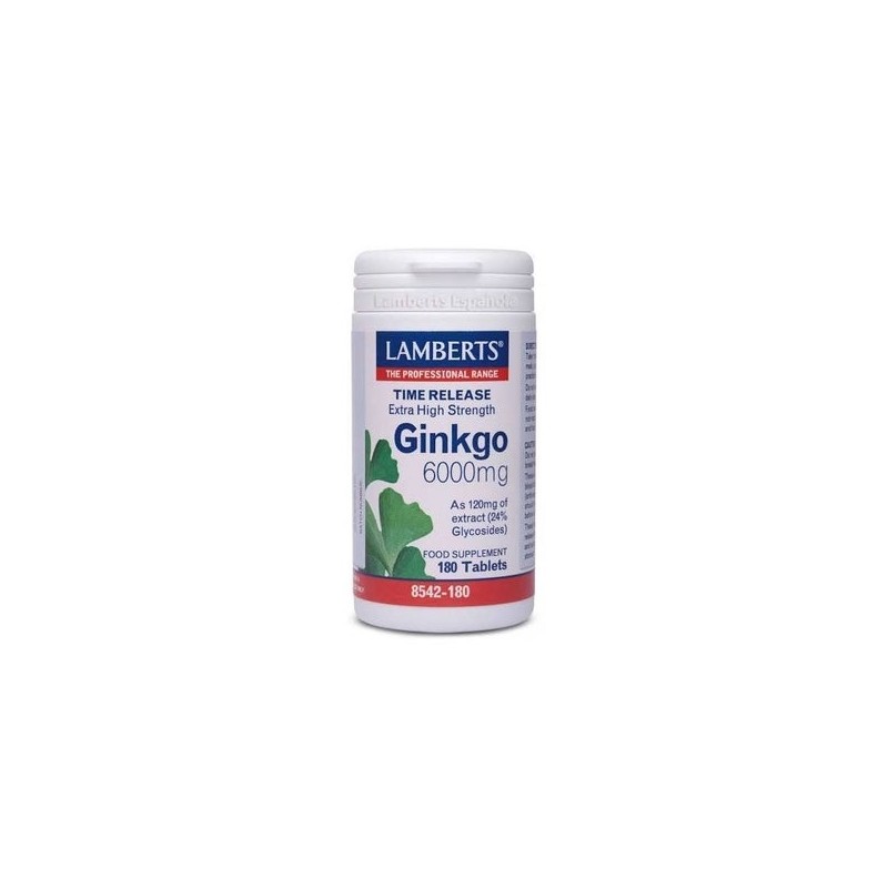 Ginkgo 6000Mg 180Tab Ls    8542 Lamberts