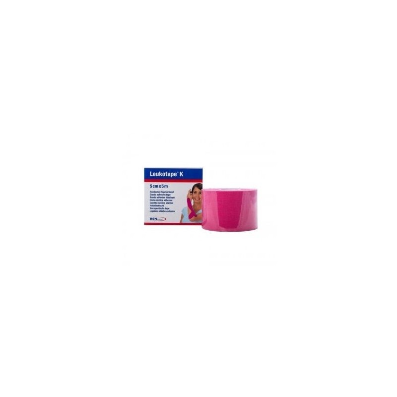 Leukotape K Rosa Claro 5 Cm X 5 Cm