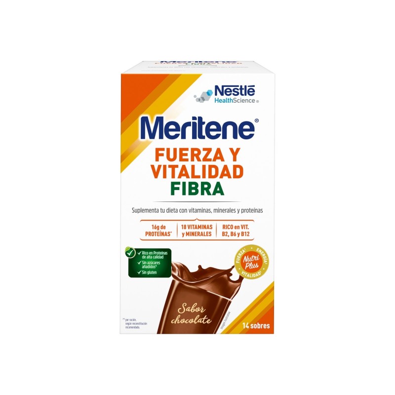 Maritene Batido De Fibra En Polvo Sabor Chocolate 14 Sobres