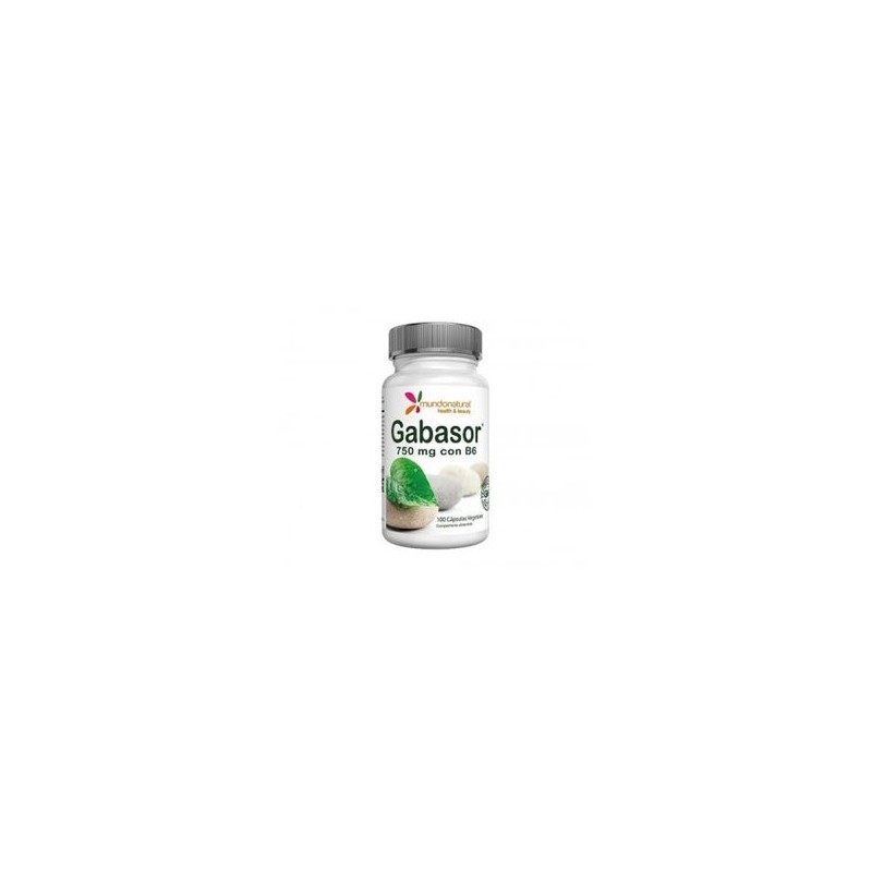 Mundo Natural Gabasor 750 Mg Con B6 100 Cap