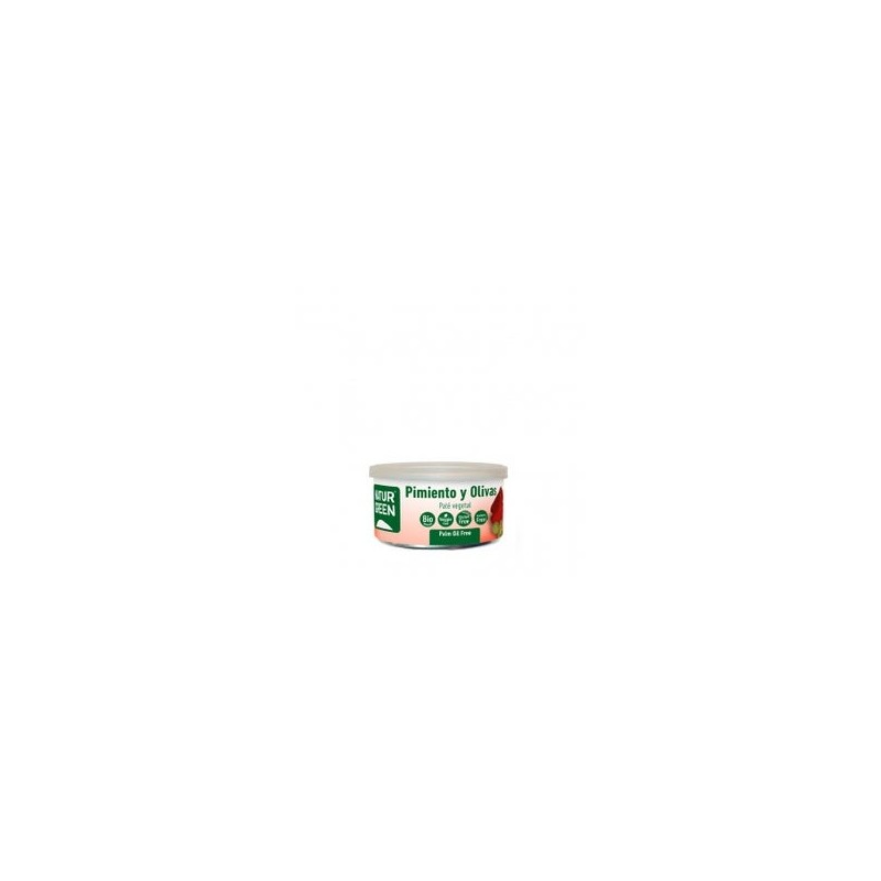 Naturgreen Paté Ecológico De Pimiento Y Olivas 125 G