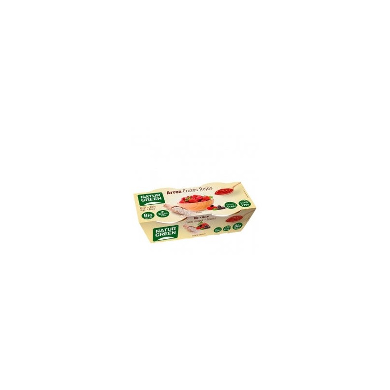 Naturgreen Postre Ecológico De Arroz Y Frutos Rojos (2X125 G)