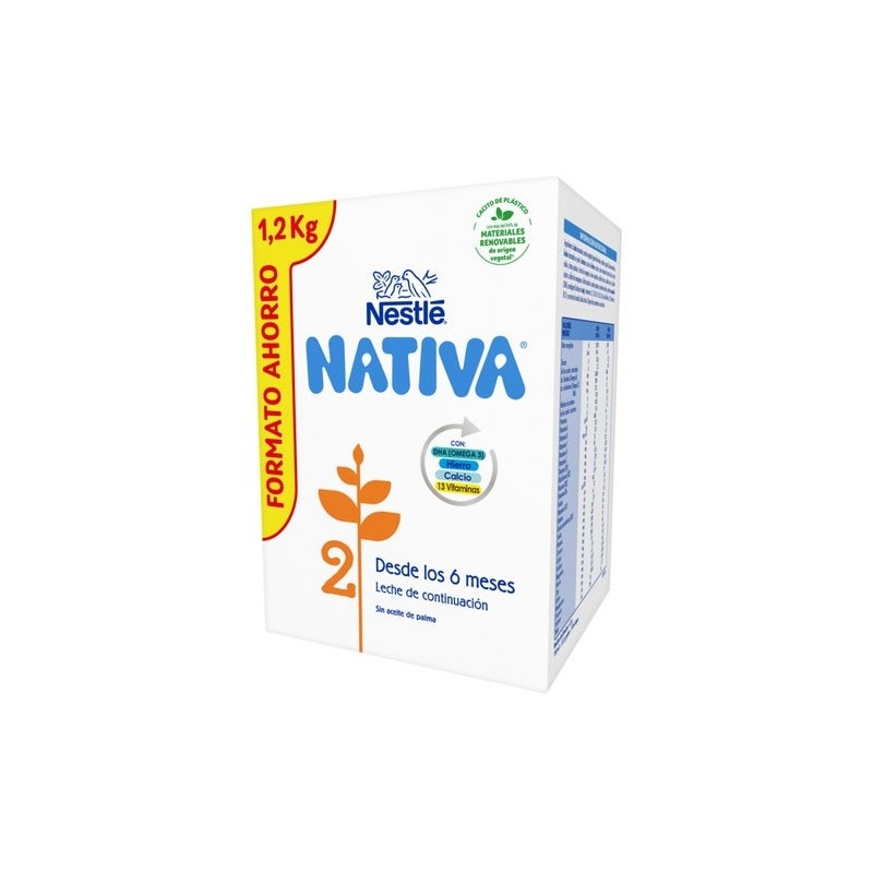 Nativa Leche Continuación 6M 2X600G