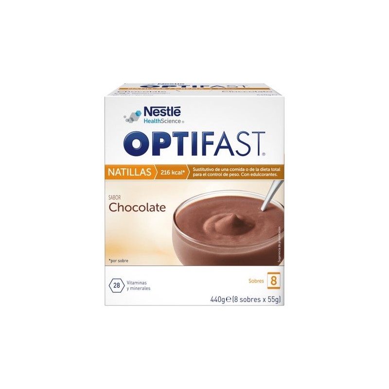 Optifast Natillas Chocolate 9 Sobres