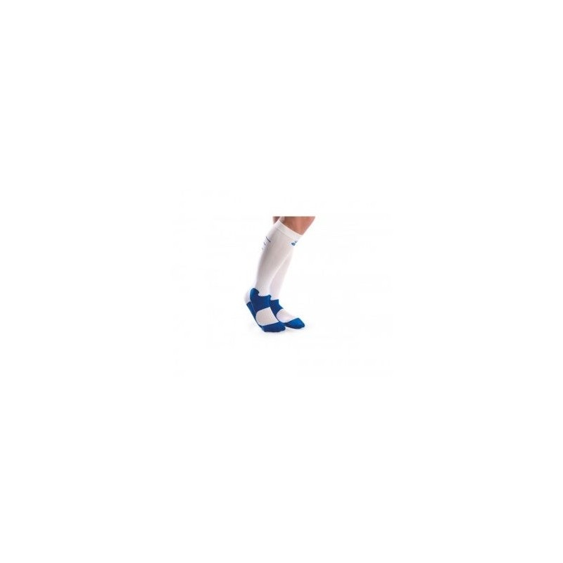 Orliman Calcetin Deportivo De Compresion Ovo2D500  Blanco-Azul