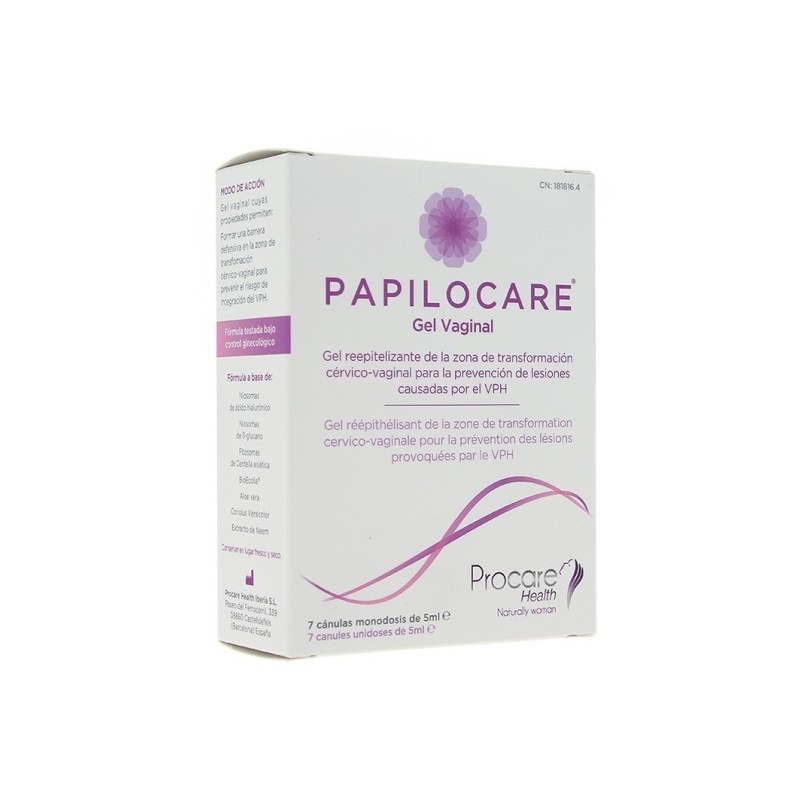 Papilocare Gel Vaginal 7 Cánulas X 5Ml