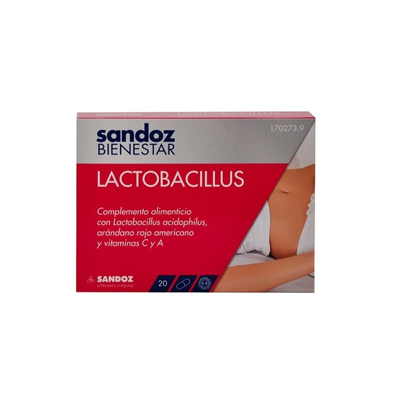 Sandoz Bienestar Lactobacillus 20 Cápsulas