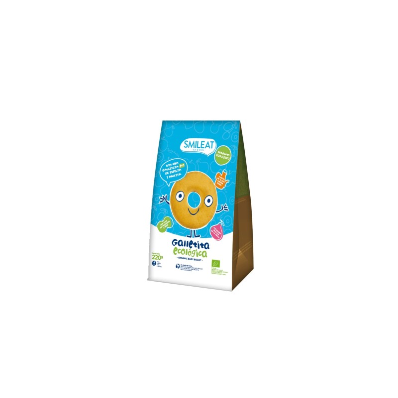 Smileat Galletas Espelta Con Fruta Ecológica 220G