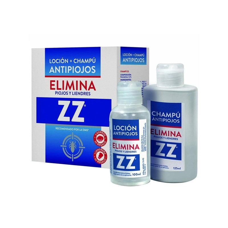 Zz Locion 100 Ml + Champu 125 Ml Piojos  Pack