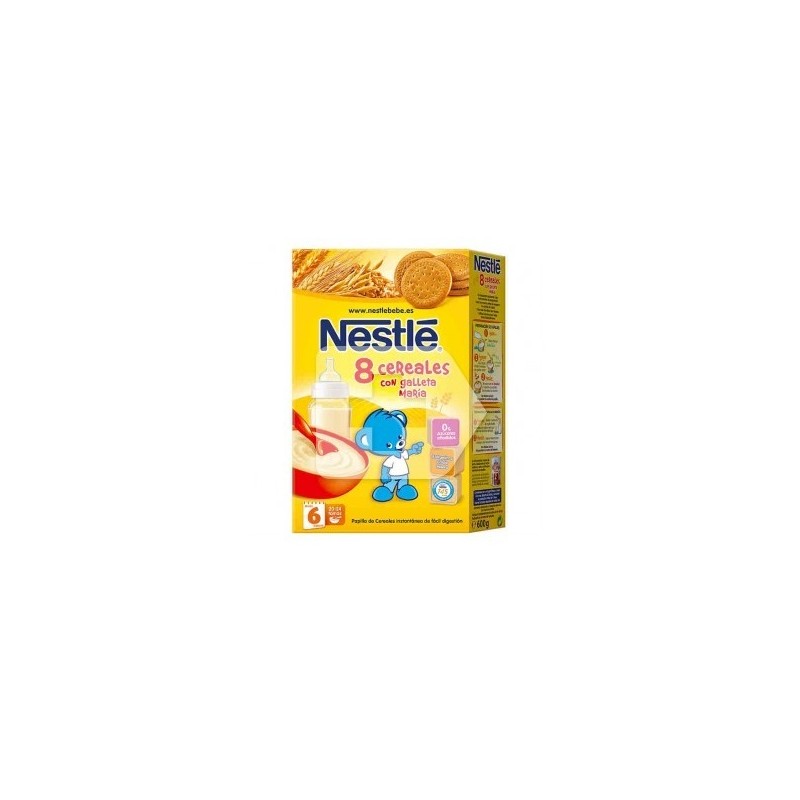 Nestlé Papilla 8 Cereales Con Galleta 600G