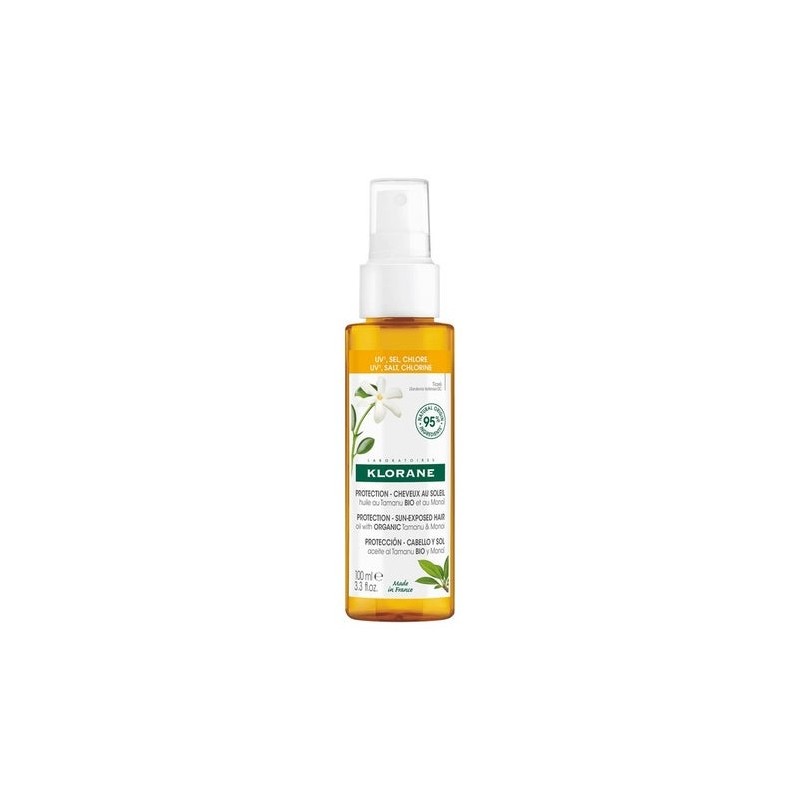 Klorane Aceite Capilar Protector Al Tamanu Bio Y Al Monoi 100Ml