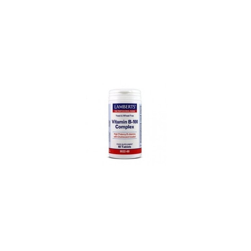 Vitamin B100 Complex 60Tab 8032 Lamberts