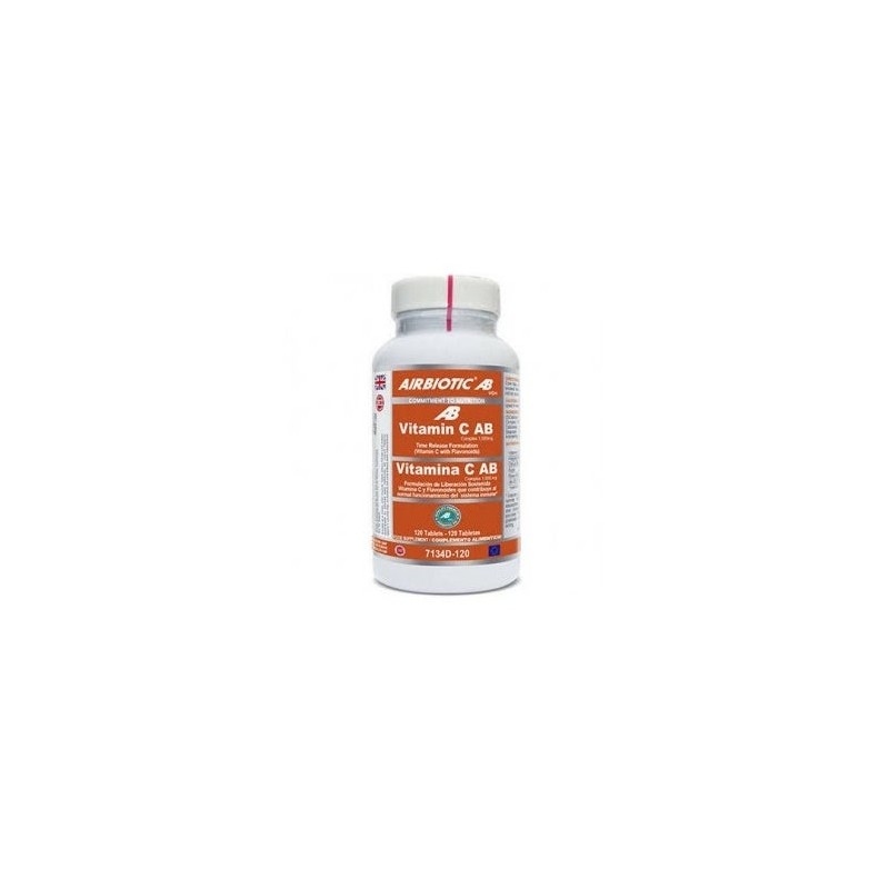 Airbiotic Vit C Ab Complex 1.000 Mg Lib. Sostenida 120 Tabletas