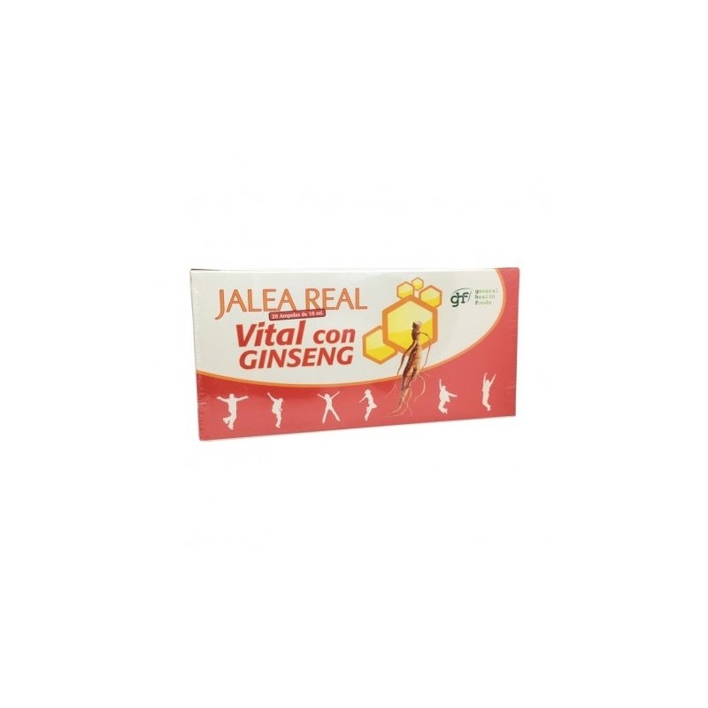 Ghf Jalea Real Vital Con Ginseng 20 Ampollas