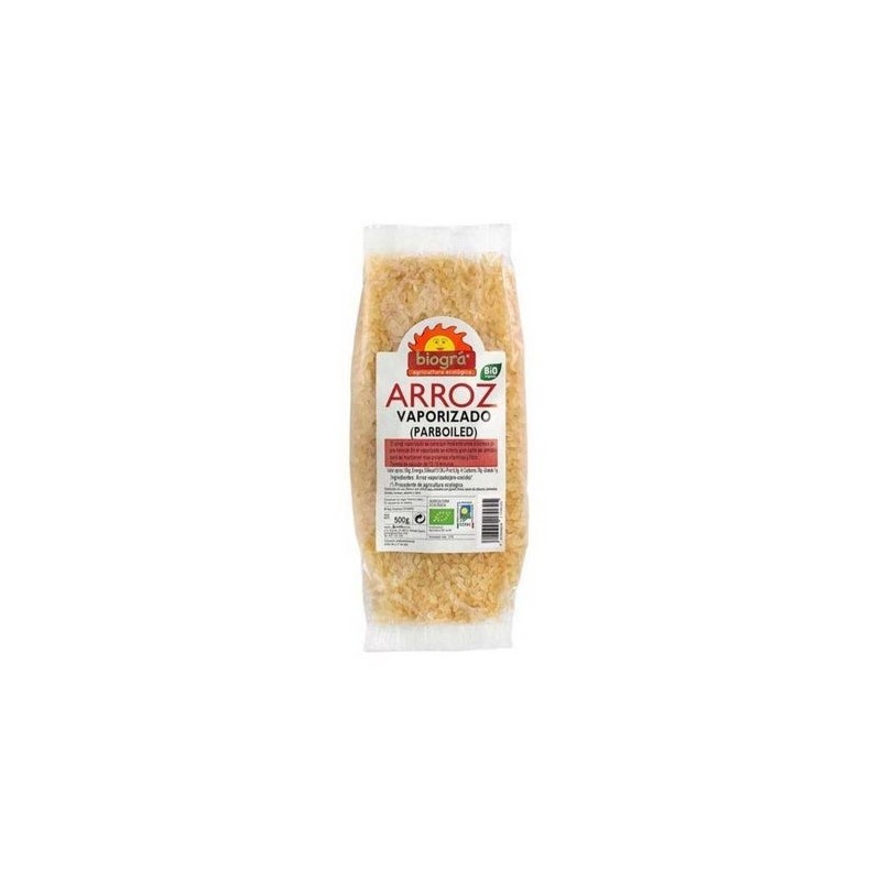 Biogra Arroz Vaporizado Parboiled 500G