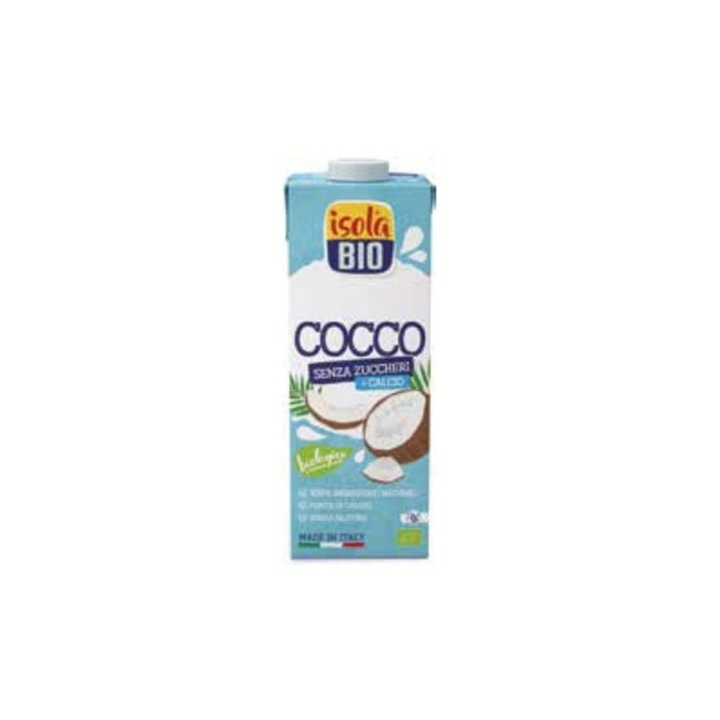 Isola Bio Bebida Veg Coco Calcio S/A S/G 1000Ml