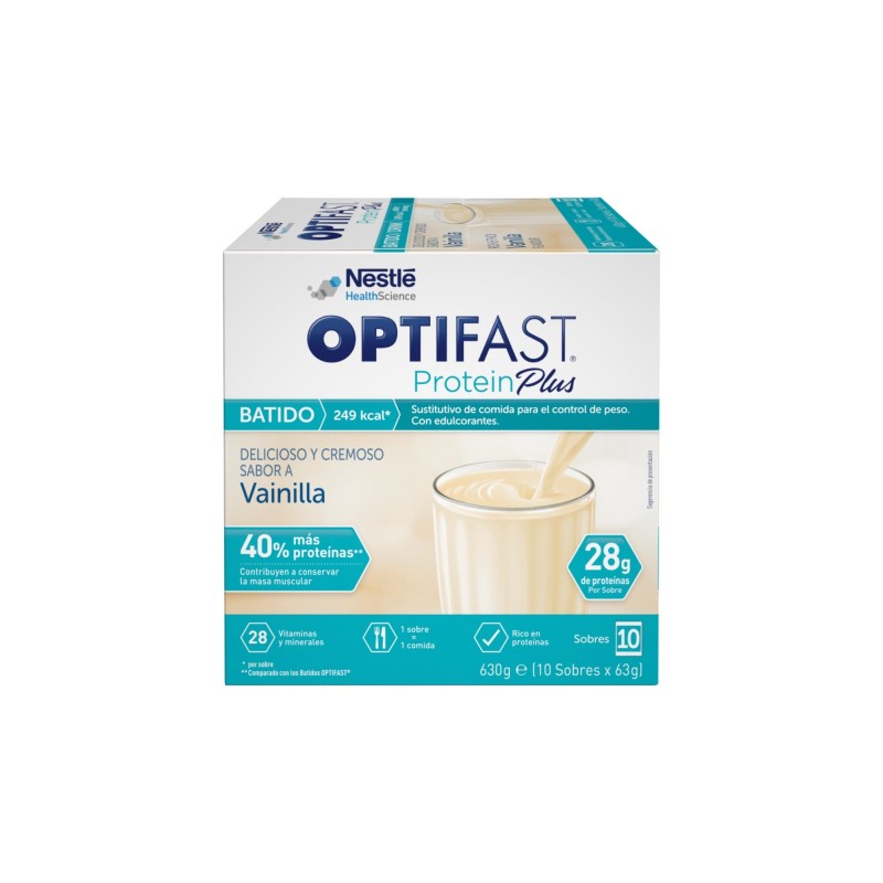 Optifast Protein Plus Vainilla 10 Sobres