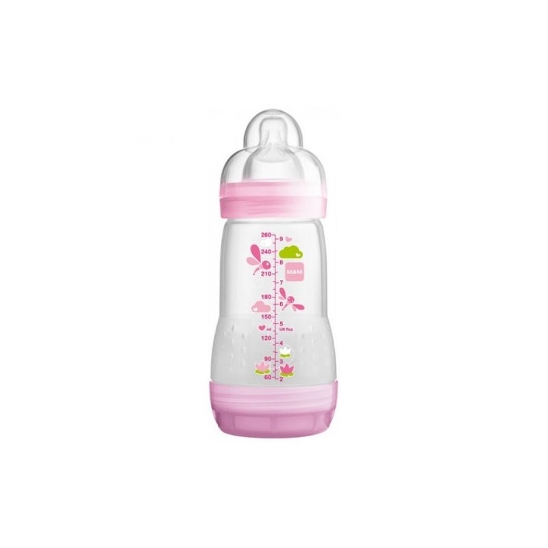 Mam Baby Biberón Anti-Cólico Matt Rosa 260Ml