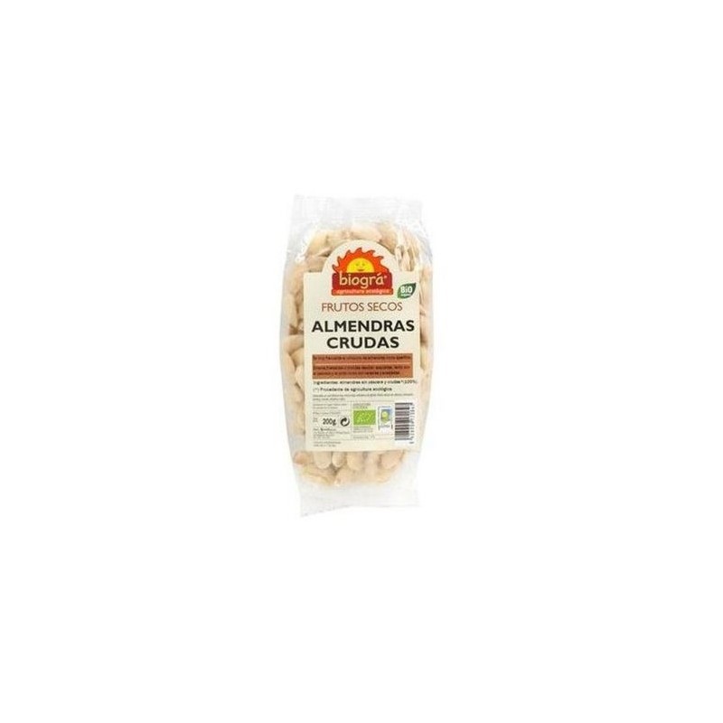 Bioga Almendra Cruda Pelada Eco 200G