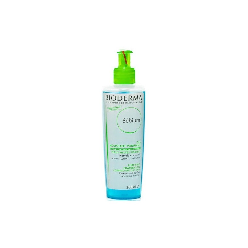 Bioderma Sebium Gel Moussant S/Detergente Disp. 200Ml