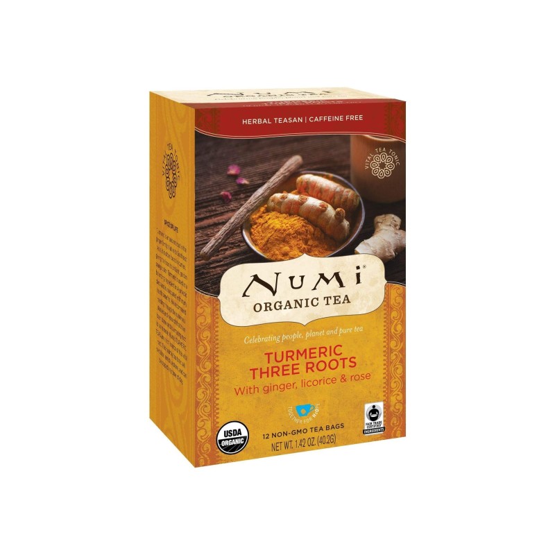 Numi Turmeric Curcuma Three Roots 18 Sobres