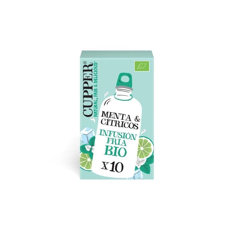 Cupper Infusión Fria De Menta Y Cítricos Bio 10Uds