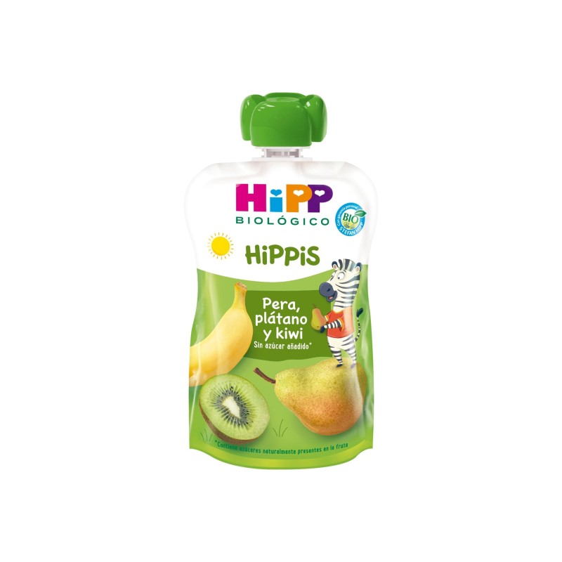 Hipp Pouches Pera Plátano Y Kiwi Bio 100G