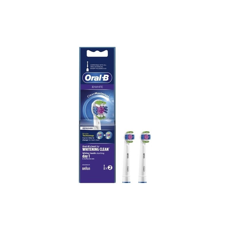 Oral-B Recambio 3D White 2 Und